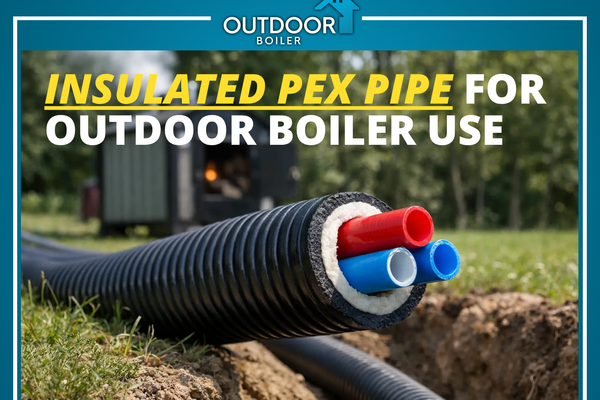 Insulated PEX Pipe for Outdoor Boiler Use