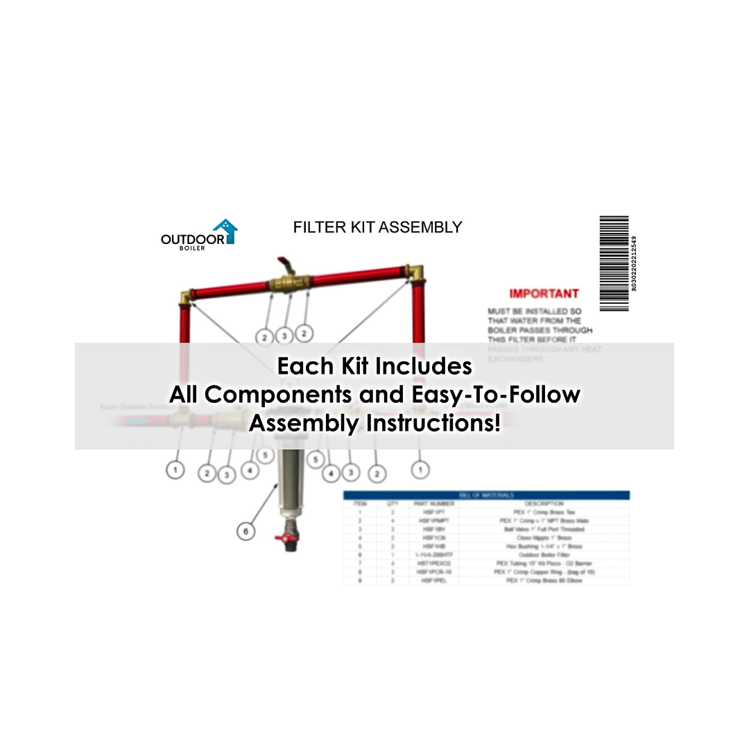 Outdoor Boiler Filter Kit