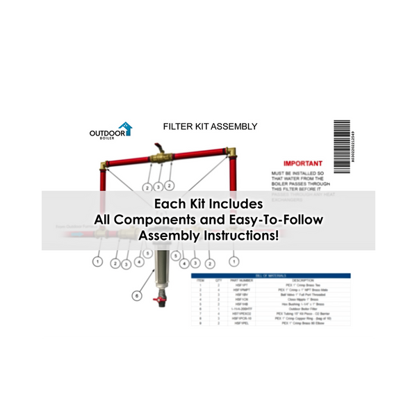 Outdoor Boiler Filter Kit