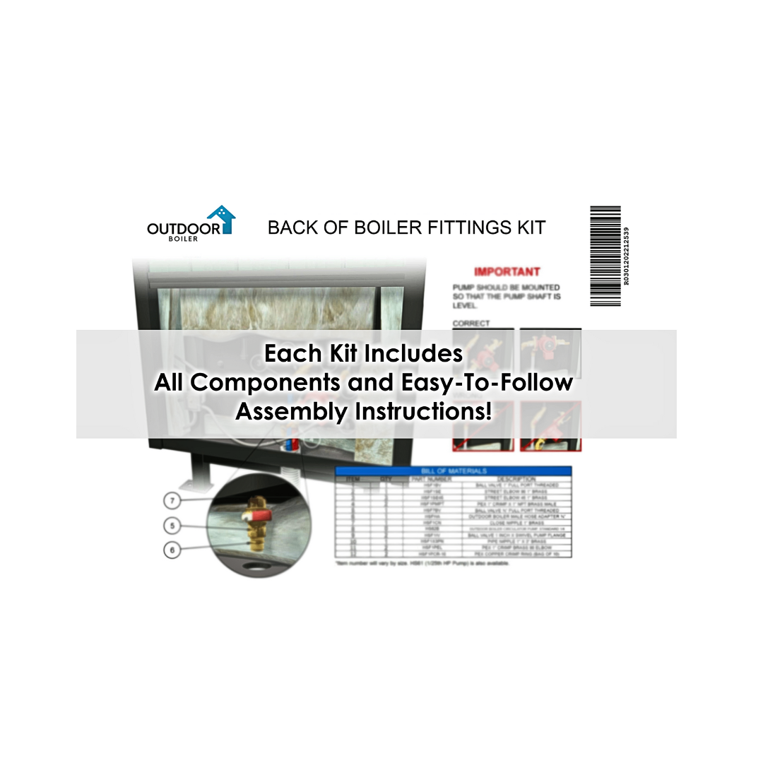 Outdoor Boiler (Back) Fittings Kit - Main Image