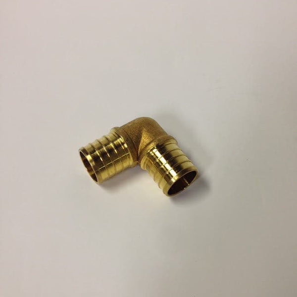 10-Pack Of 3/4" PEX 90° Elbow Fittings - Lead-Free Brass, Perfect For Plumbing Projects